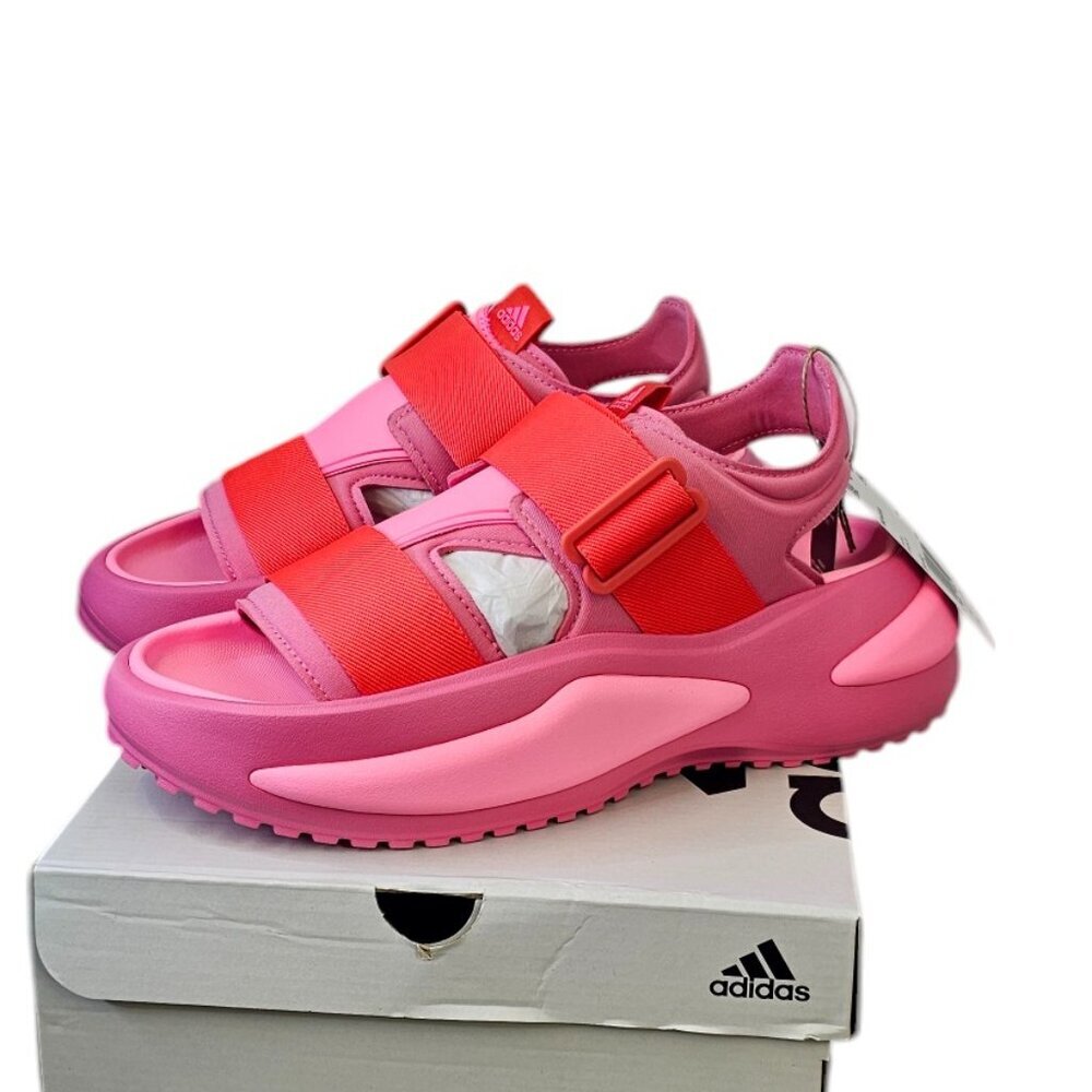 adidas Women’s Pink Strap Sandals